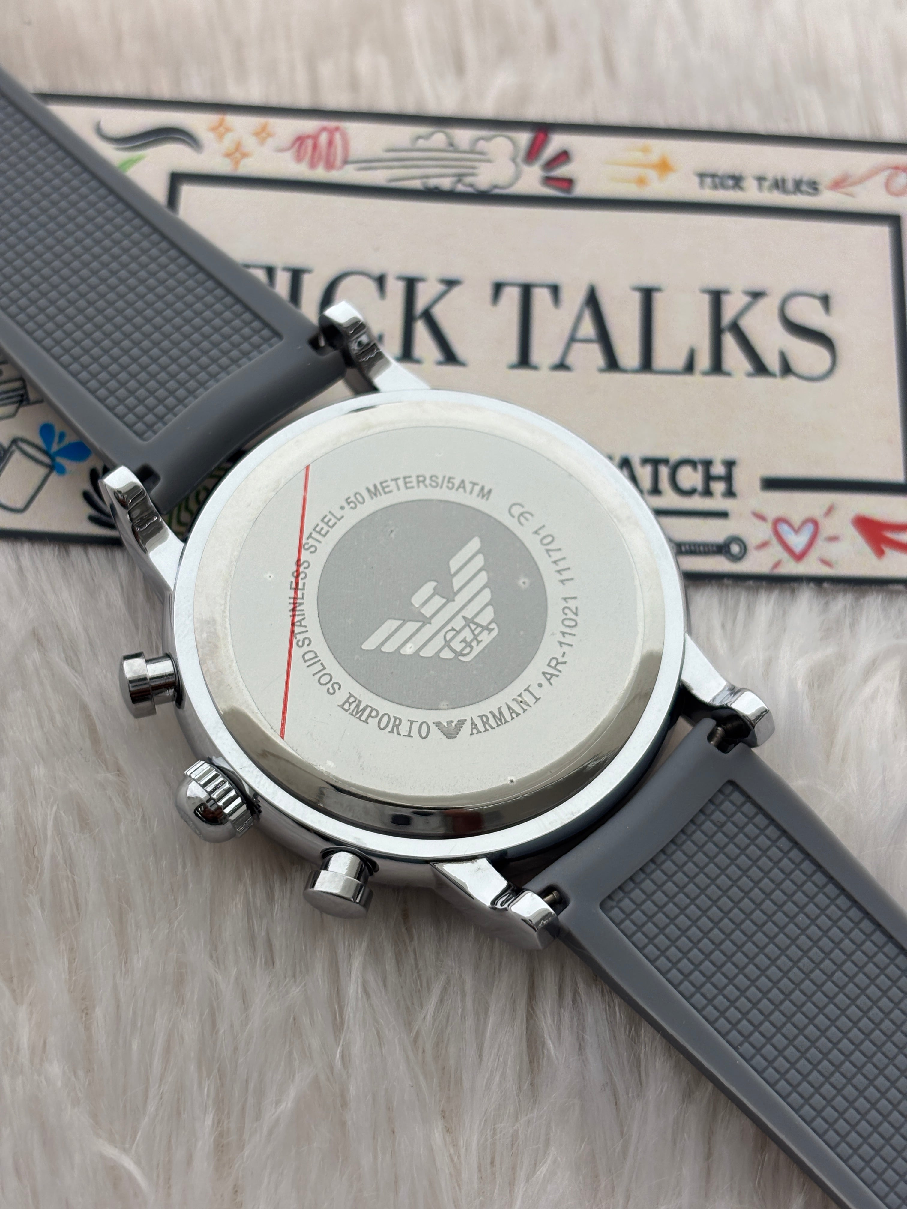 Premium Grey Chronograph Style Watch – Men