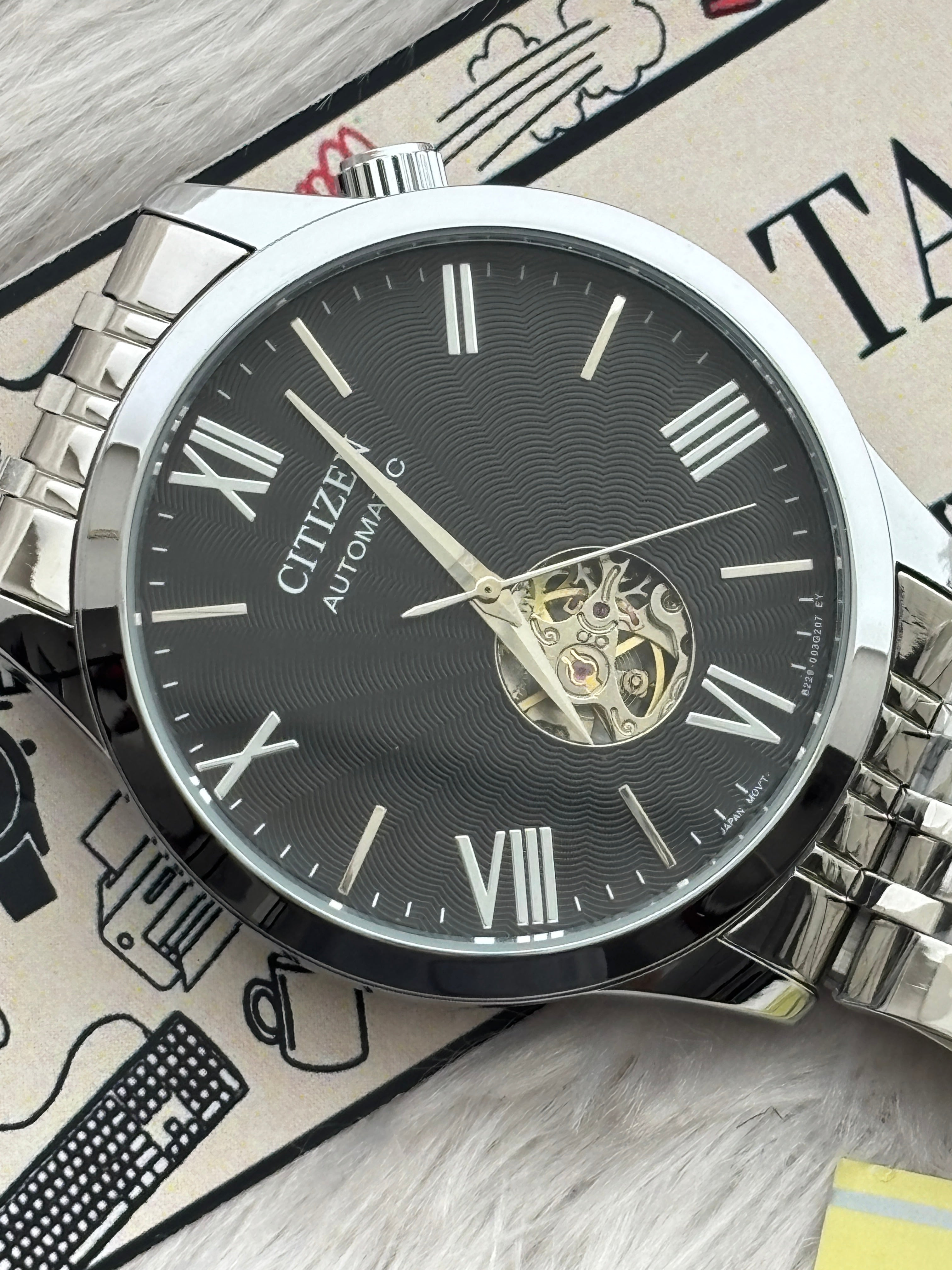 Premium Automatic Open Heart Watch – Men