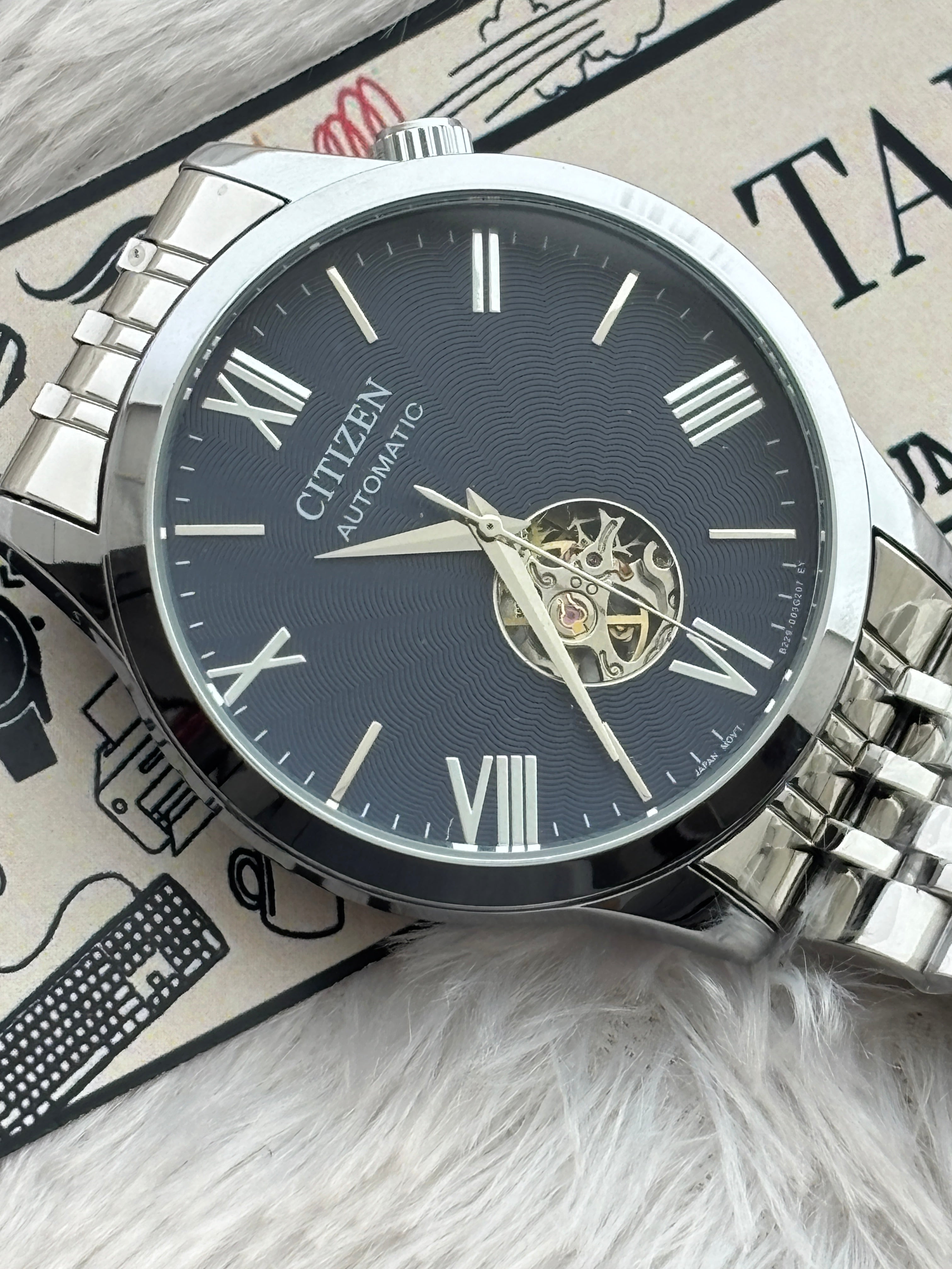 Premium Automatic Open Heart Watch – Men