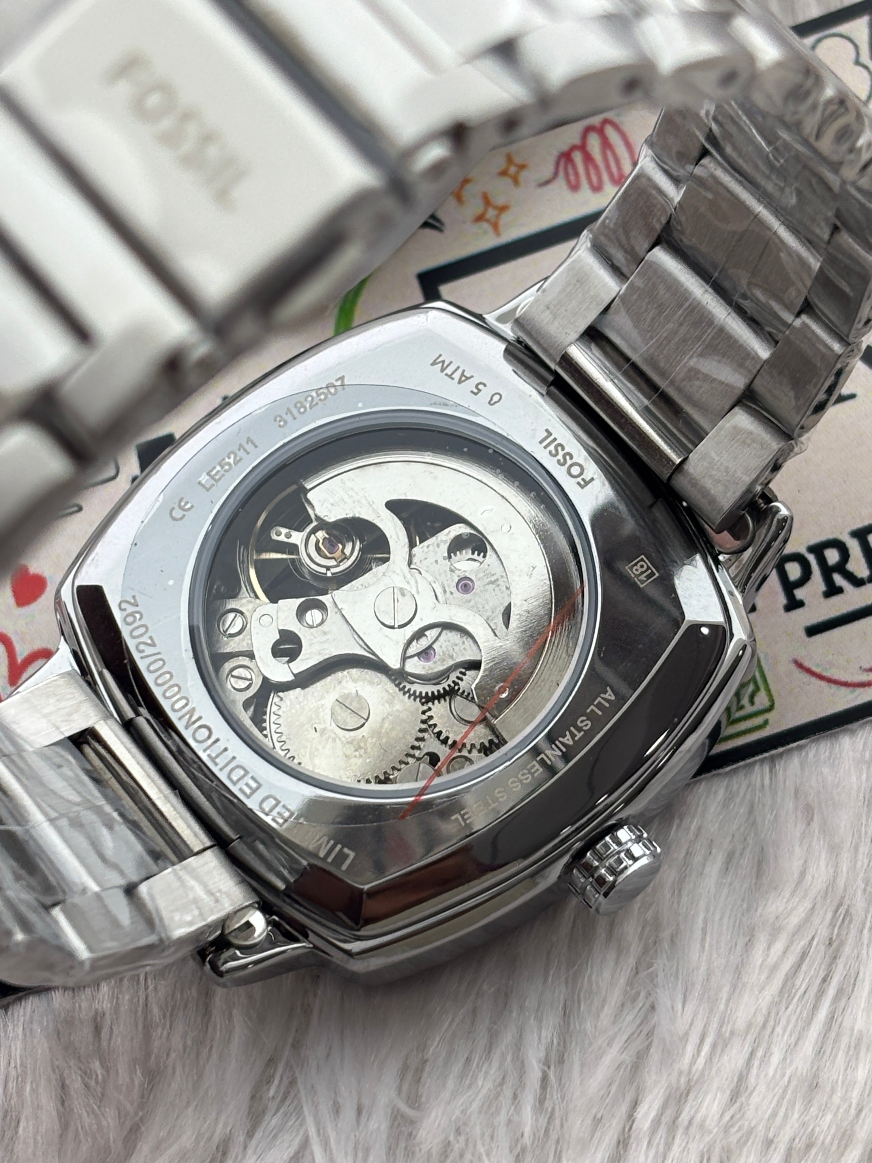 Premium Black Automatic Skeleton Luxury Watch – Men