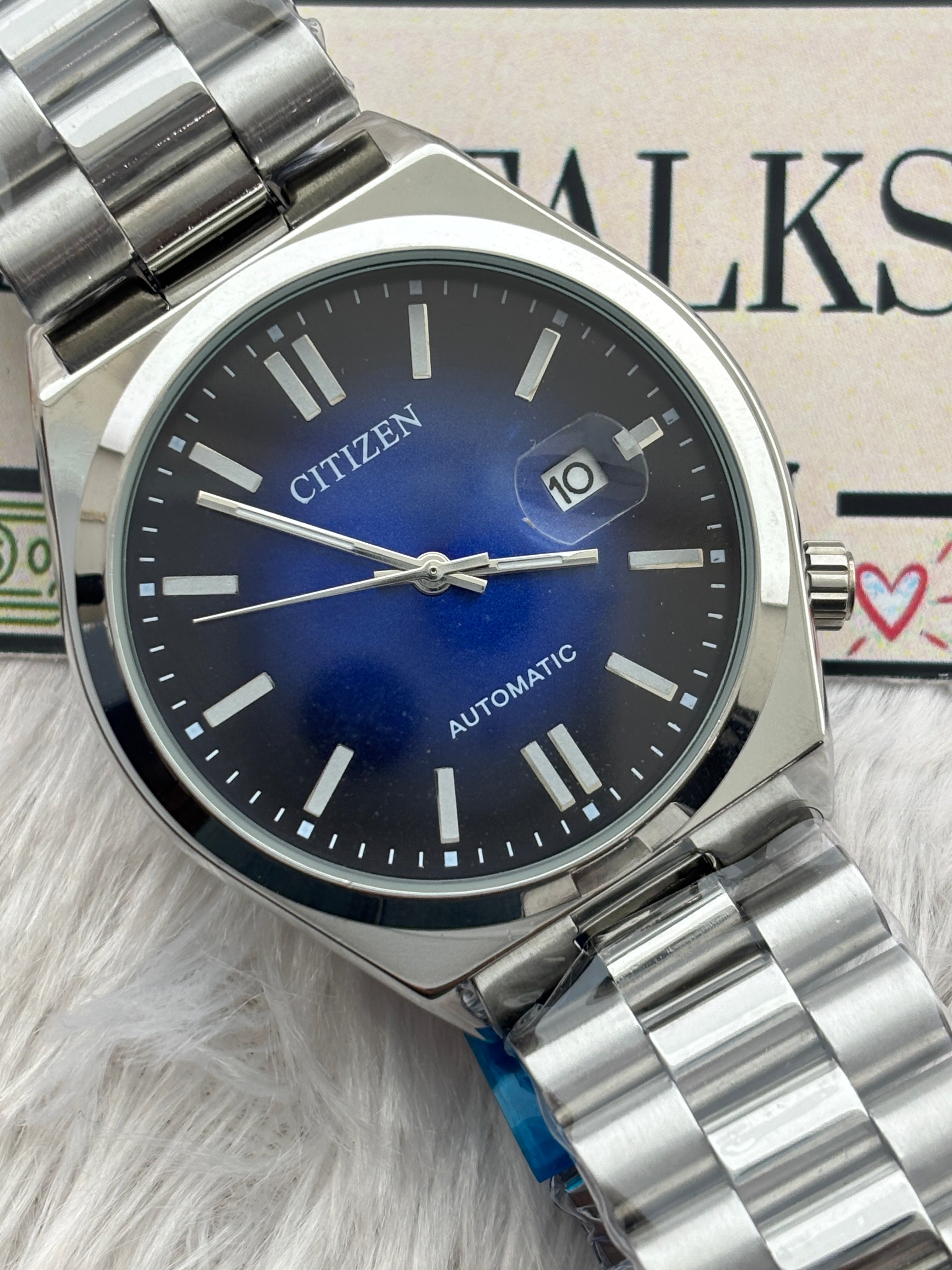 Premium Blue Automatic Luxury Watch – Men