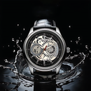 Men’s Luxury Skeleton Dial Mechanical-Style Watch