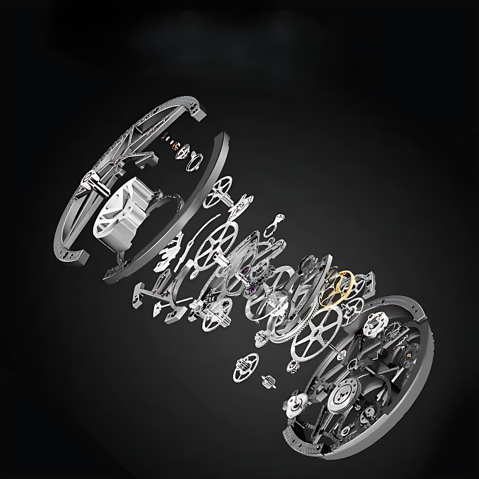 Men’s Luxury Roman Dial Classic Blue Watch