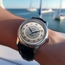 Men’s Classic Silver Vintage Arabic Dial Watch