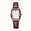 Women’s Classic Roman Dial Vintage Tonneau Watch