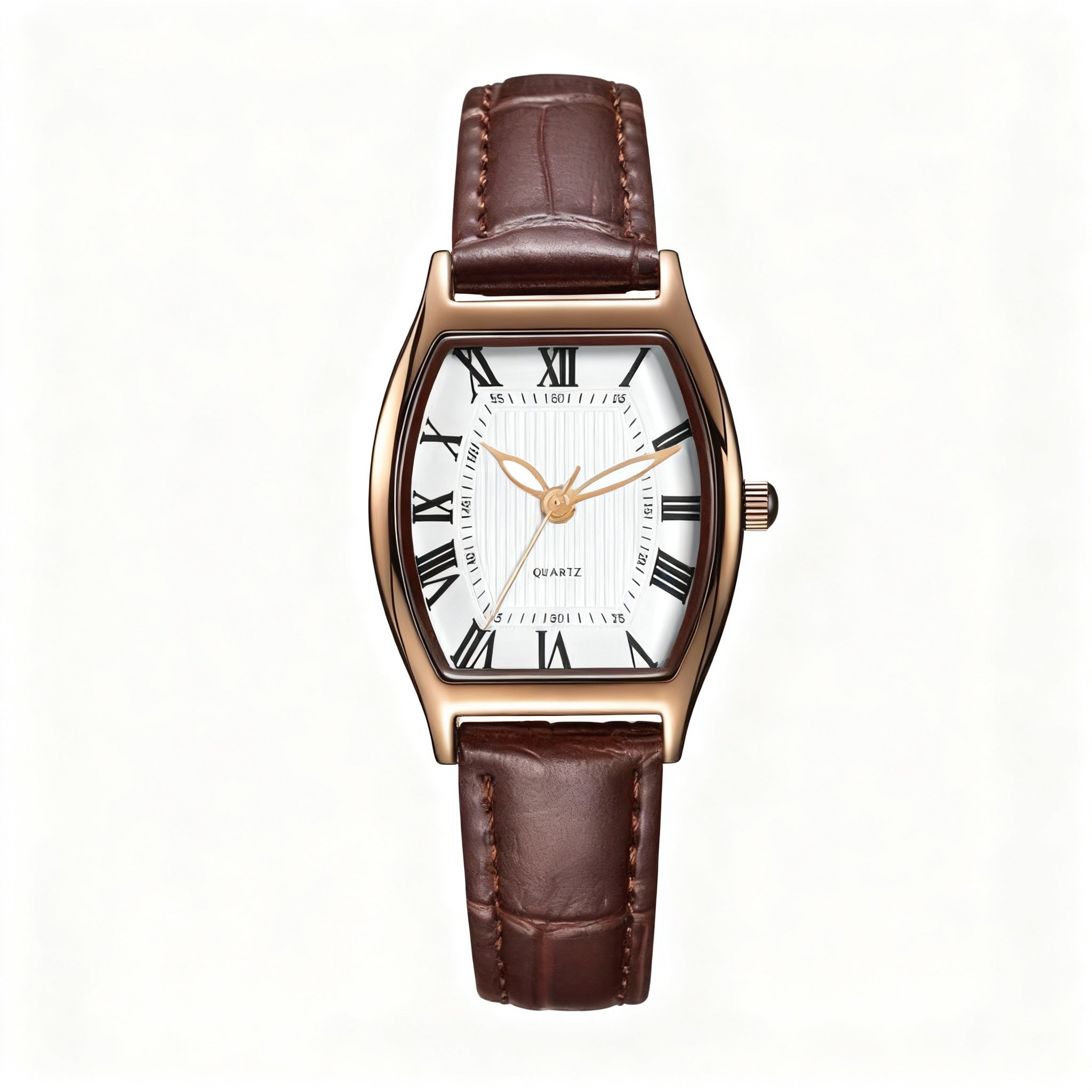 Women’s Classic Roman Dial Vintage Tonneau Watch