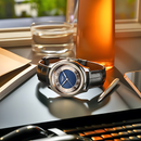 Men’s Luxury Roman Dial Classic Blue Watch