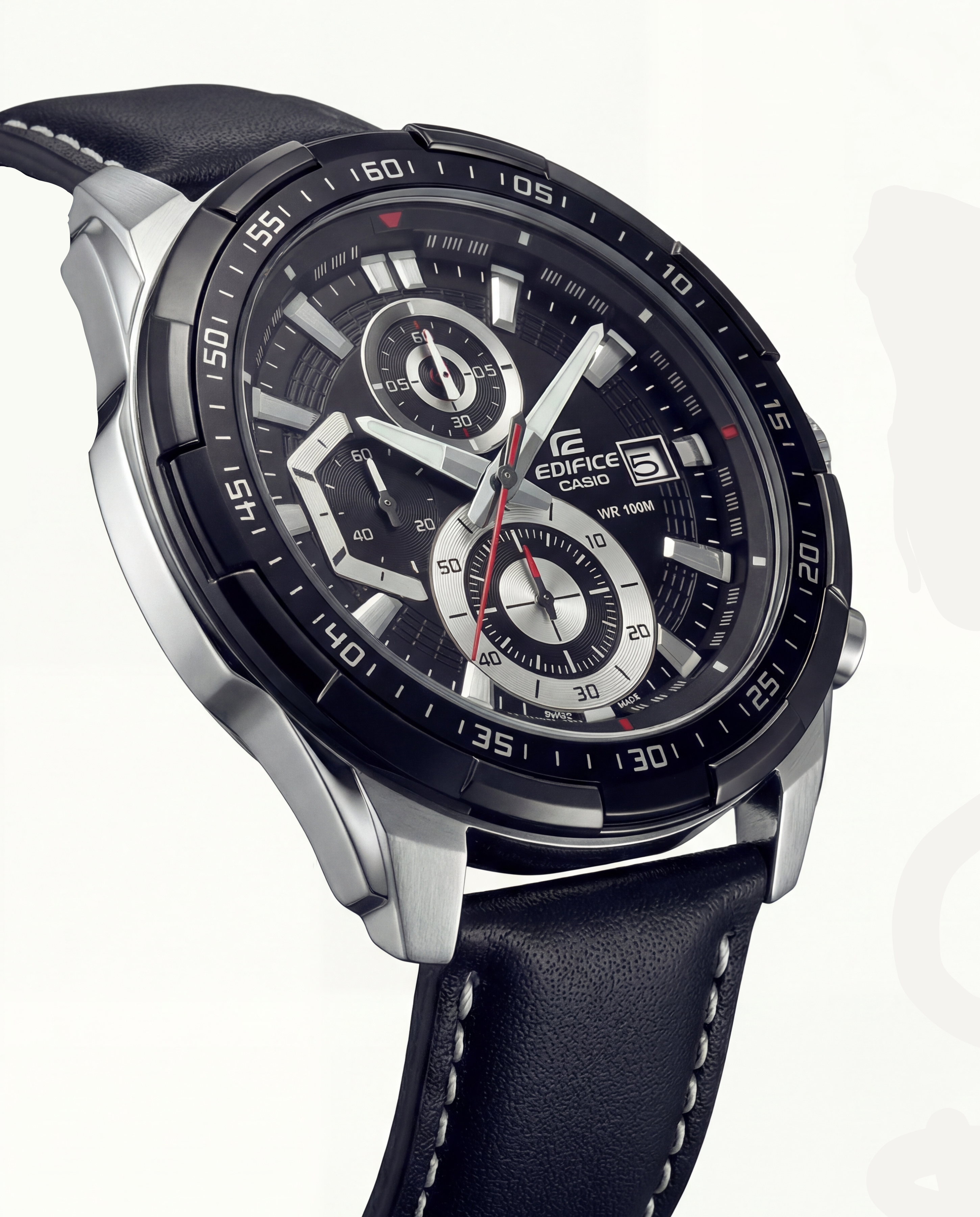 Premium Black Dial Chronograph Watch for Men