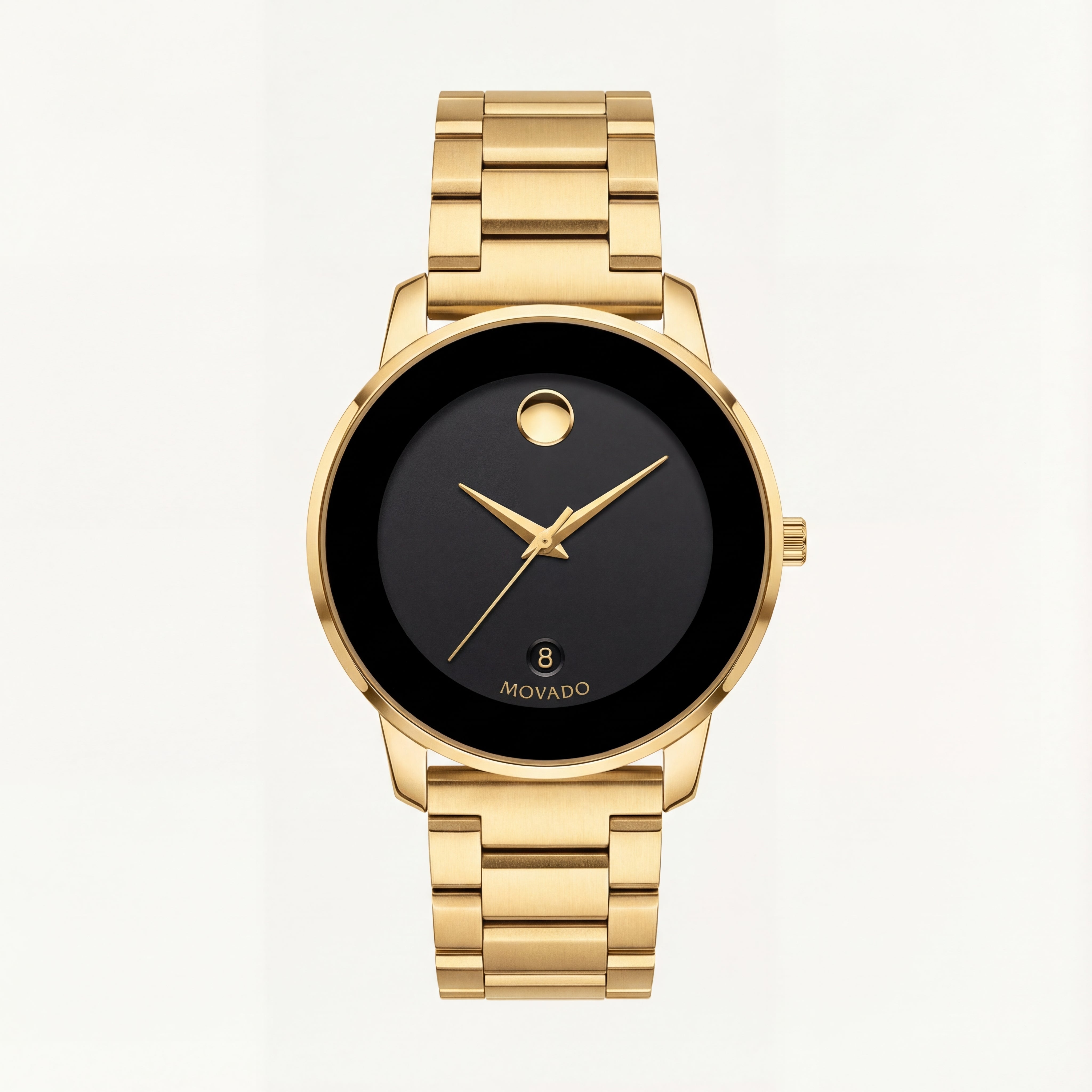 Royal Gold Black Minimalist Men’s Watch