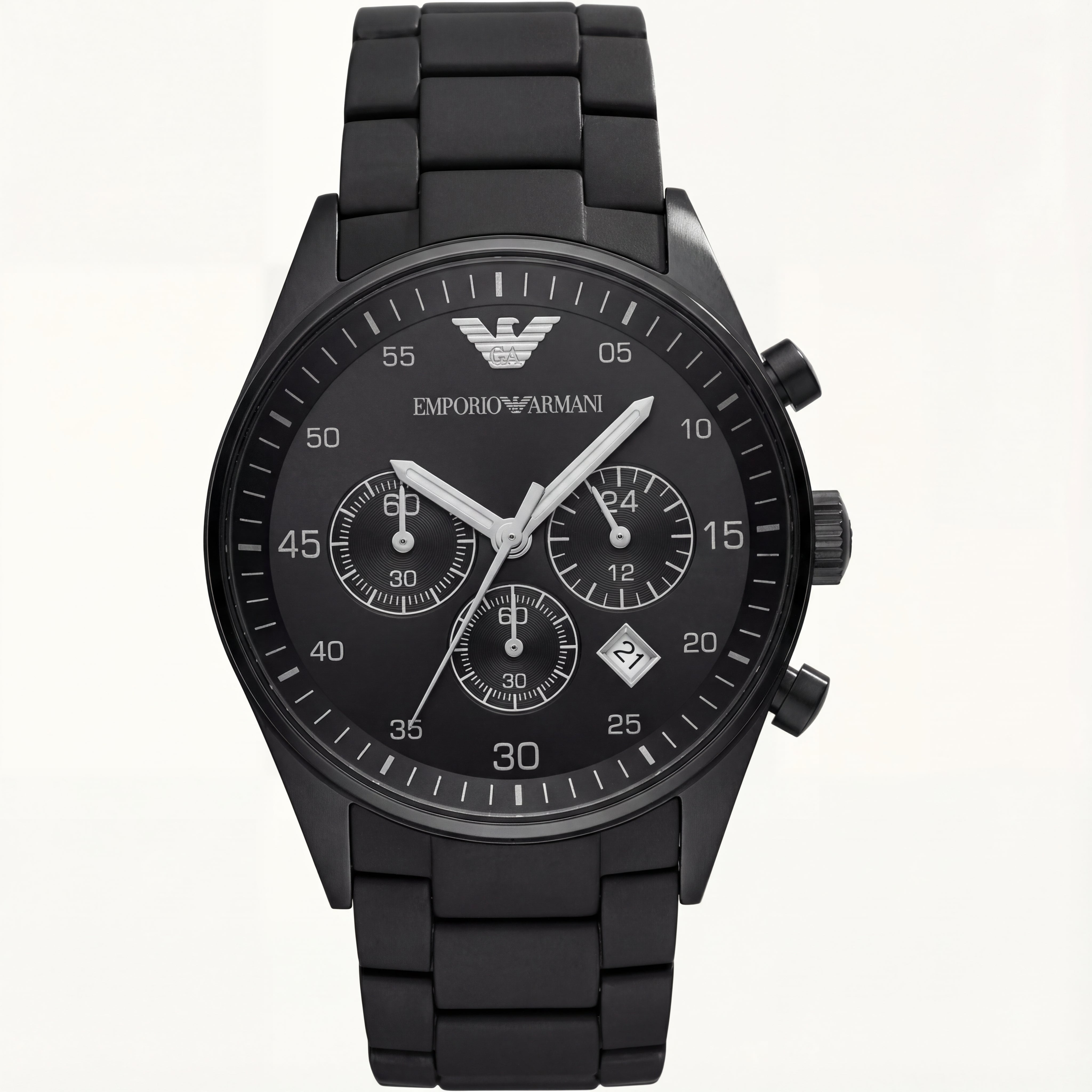 All Black Chronograph Stainless Steel Men’s Watch