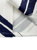 Men's Casual Blue Hawaiian Floral Print Shirt