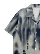 Men's Casual Tie-Dye Splatter Print Shirt