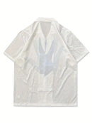 Men's Creative Button Up Lapel Shirt