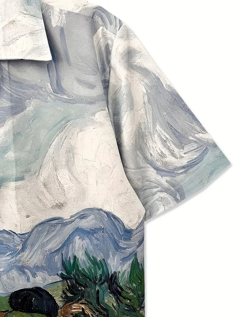 Men's Casual Countryside Comfort Sketch Shirt