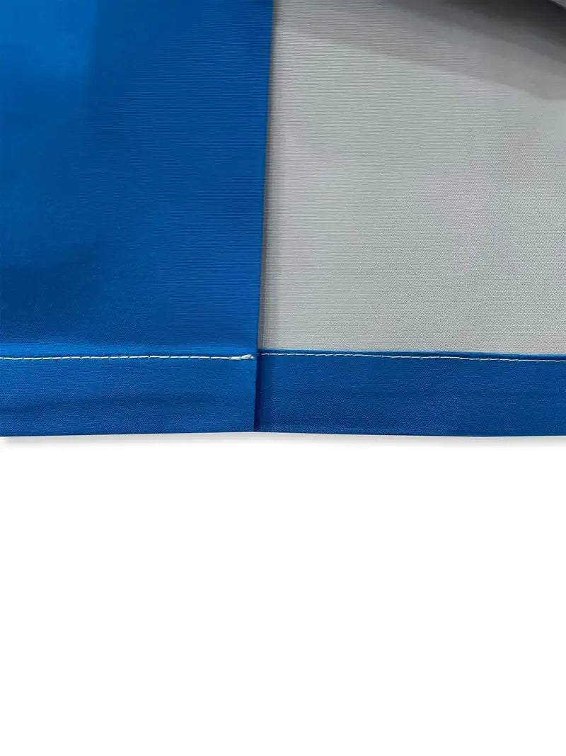 Men's Casual Blue Floral Shirt