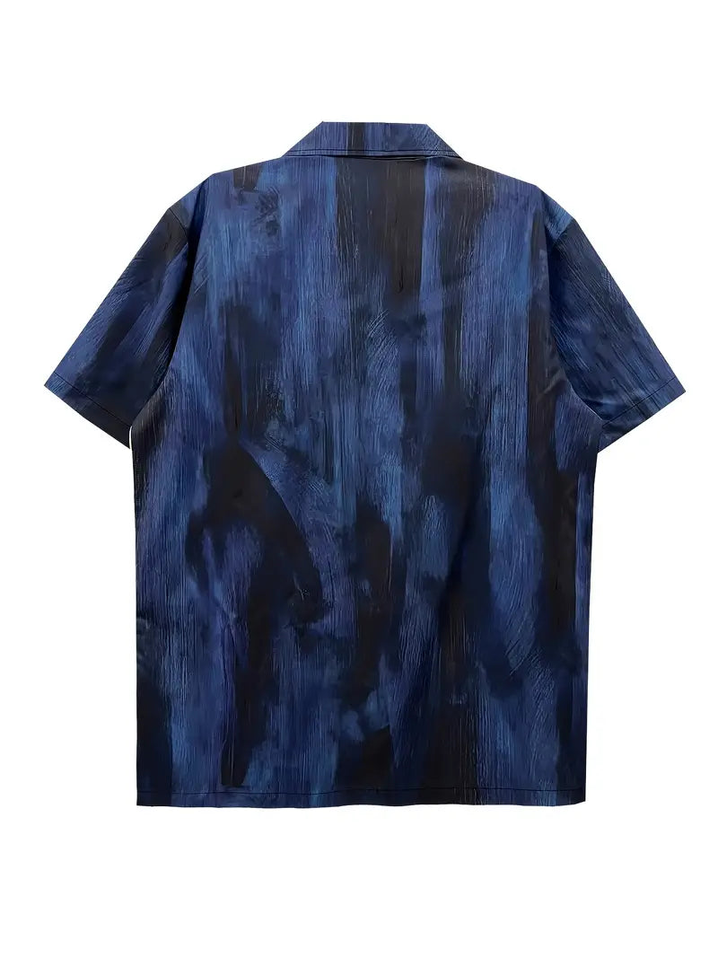 Men's Casual Goose Design Painting Shirt