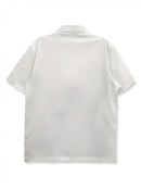 Men's Casual with Cute Heart Gesture Print Shirt