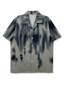 Men's Casual Tie-Dye Splatter Print Shirt