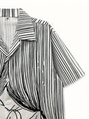 Men'S Casual Shirt with Cute Cat Printed Shirt